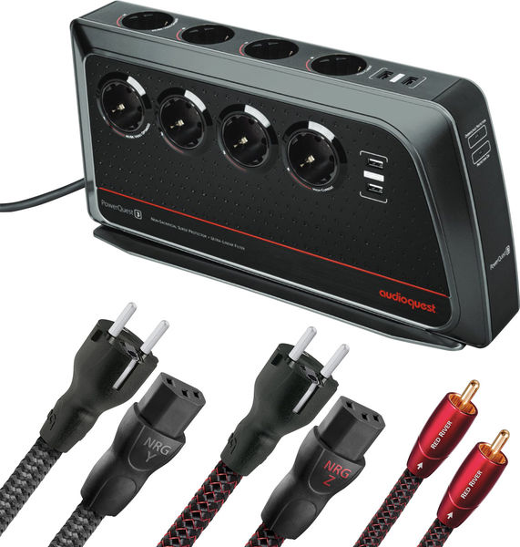 Audioquest Powerquest Nrg Y M Nrg Z M Red River Rca