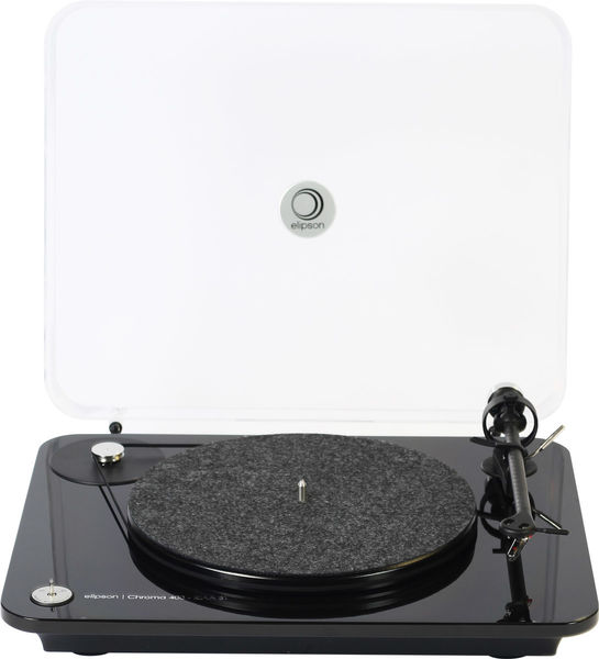 Elipson Chroma Riaa Bt Noir Laqu Platines Vinyle Hi Fi