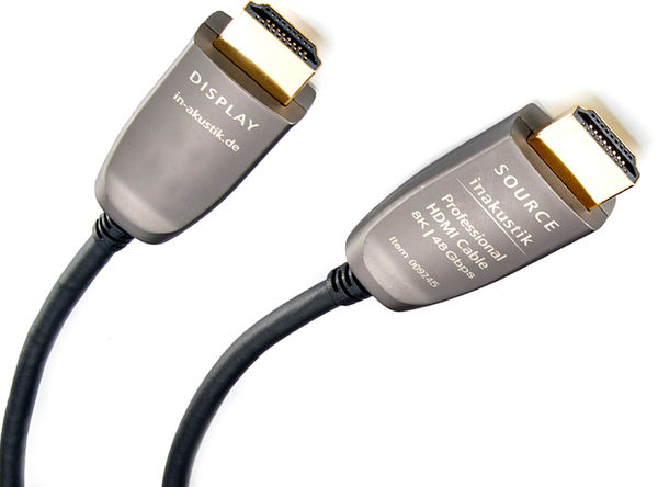 Inakustik Profil HDMI 8K Optical Fiber Cable 20 m Câbles HDMI