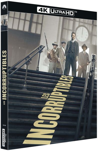 Paramount Les Incorruptibles UHD 4K Disques Blu Ray Films