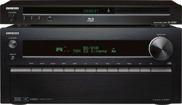 Onkyo TX NR818 Noir BD SP309 Noir Amplis home cinéma