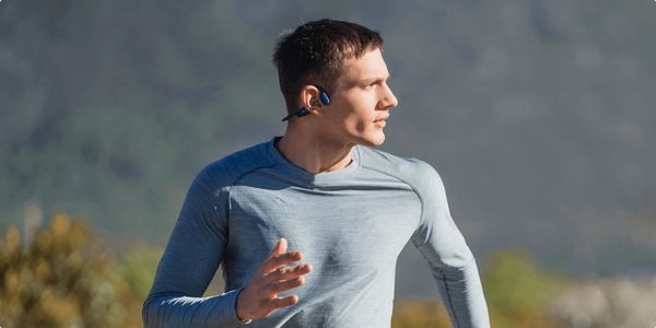 Test  SHOKZ : Écouteurs à conduction osseuse Open Run - NATURE