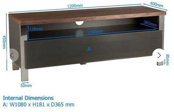 Alphason Regent 1200 : dimensions