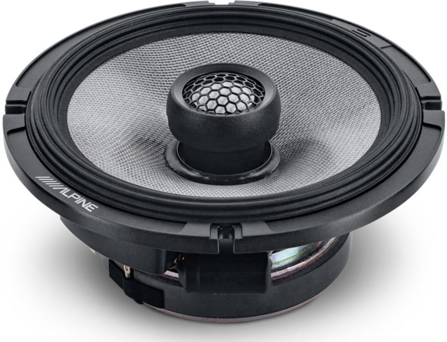 Vue de profil haut-parleur voiture Alpine R2-S65