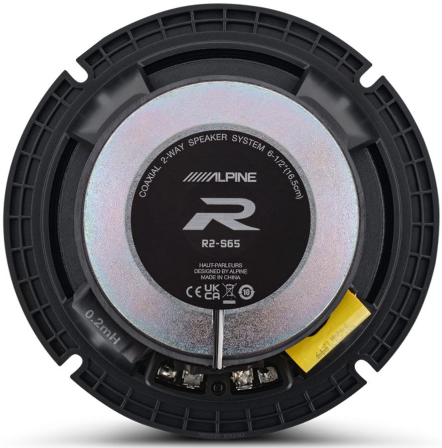 Haut-parleur voiture Alpine R2-S65 vue arrière