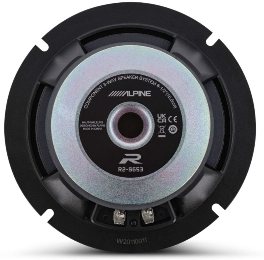 Alpine R2-S652 kit &eacute;clat&eacute; vue arri&egrave;re haut-parleur m&eacute;dium/grave