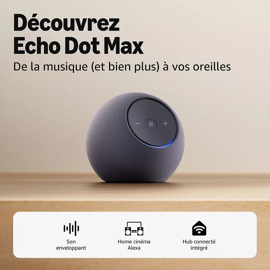 Mise en situation Amazon Echo Dot Max
