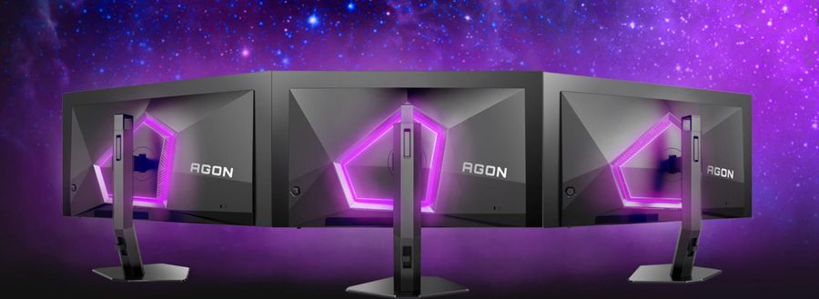 Les LED RGB du moniteur gaming AOC Agon Pro AG276QZD2 sont personnalisables et peuvent être synchronisées avec l'ensemble des appareils de la marque.