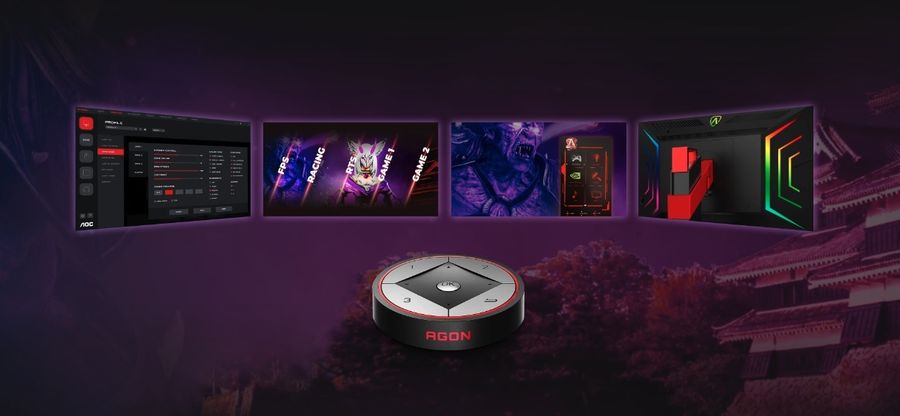 Le Quick Switch de l'écran gaming AOC AG274QXM permet de changer rapidement de configuration de jeu