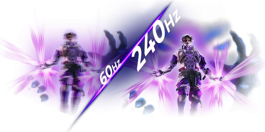 L'écran gamer AOC Agon Pro AG456UCZD offre une fréquence de rafraîchissement de 240 Hz.