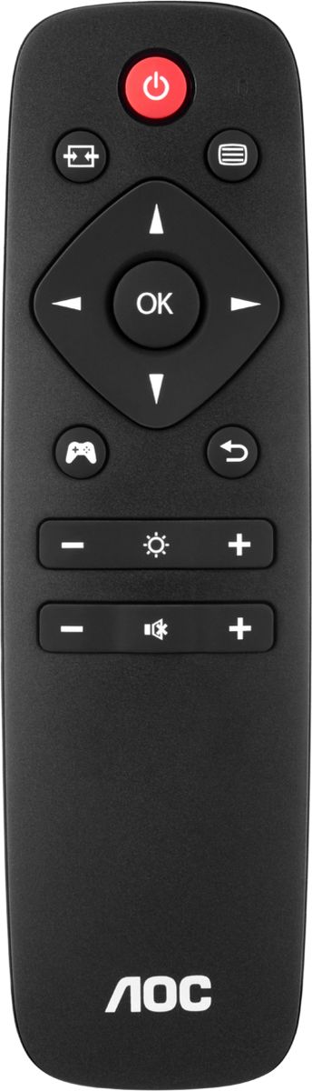 La t&eacute;l&eacute;commande de l'&eacute;cran gaming AOC Agon AG493UCX2.