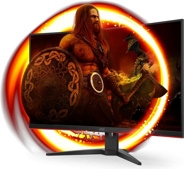 L'écran PC AOC Gaming C32G2ZE/BK offre une définition QHD.