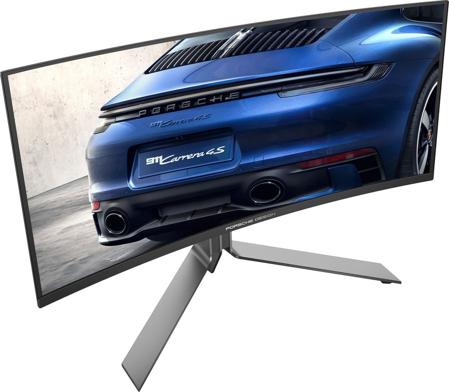 Écran ultrawide AOC Agon Pro PD34 pour jeux vidéo et travaux graphiques.