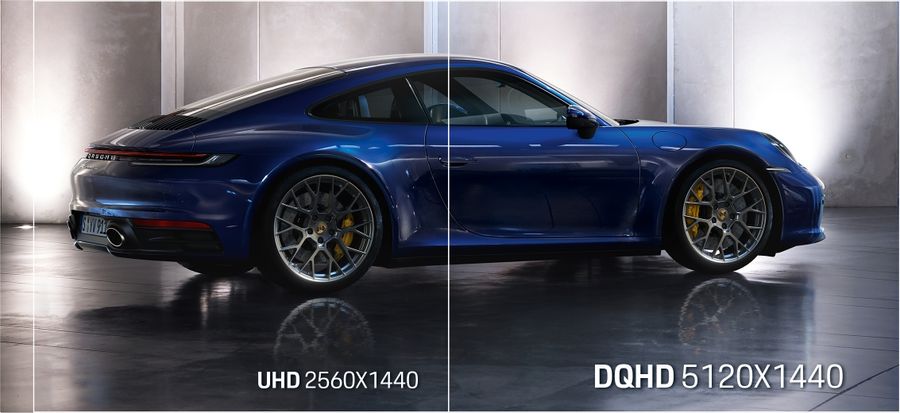 L'écran PC ultrawide AOC Agon Pro PD49 dispose d'un KVM permettant d'y connecter des périphériques USB.