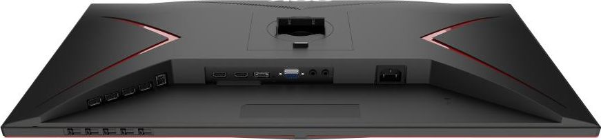 L'écran gamer AOC Gaming Q27G2U/BK dispose de deux ports HDMI, d'un DisplayPort, ainsi qu'un hub USB.