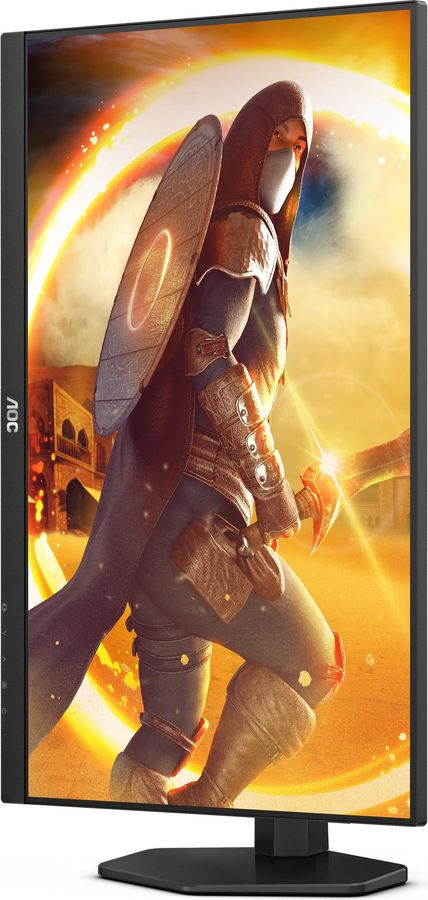 L'écran gamer AOC Gaming Q27G4X peut être utilisé à la verticale en mode portrait.