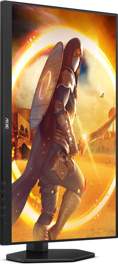 L'écran de jeu AOC Gaming Q27G4XN peut être utilisé à la vertical.