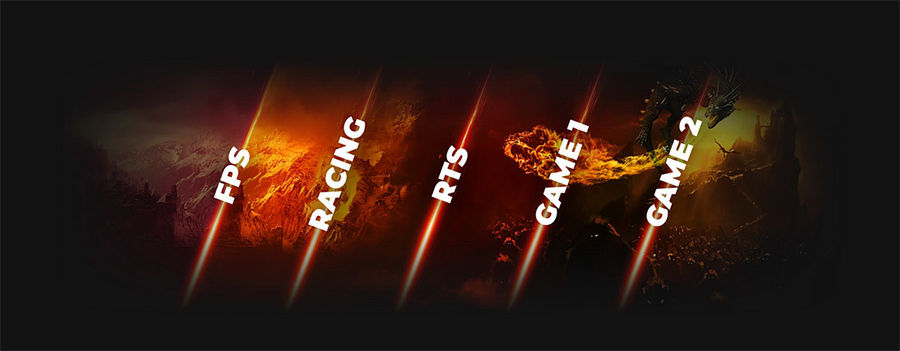 AOC U28G2AE/BK : modes de jeu