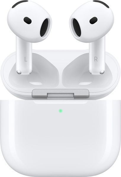 Apple Airpods 4 Blanc avec réduction active du bruit  : Vue principale