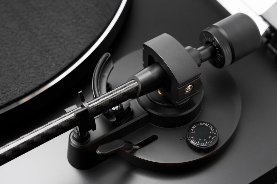 Vue de détail bras en fibre de carbone