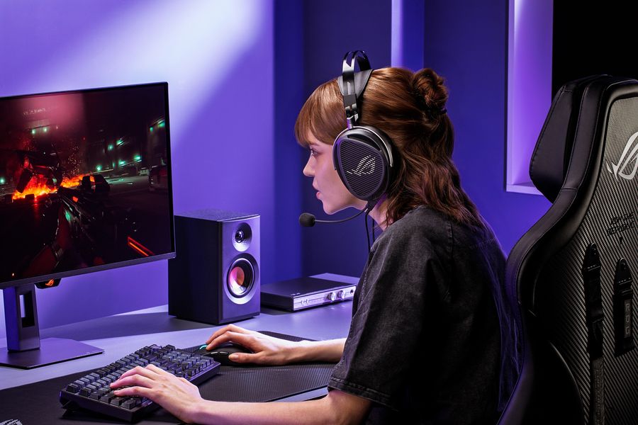 Casque gamer Asus ROG Kithara open-back &agrave; transducteurs planar magnetic 100 mm, con&ccedil;u avec HIFIMAN pour un son haute fid&eacute;lit&eacute; immersif.