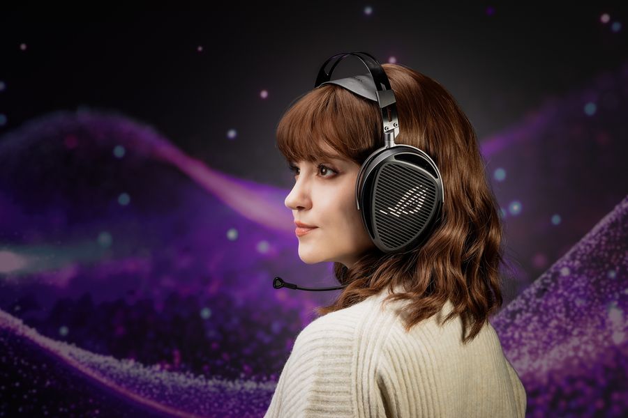 Casque gamer Asus ROG Kithara d&eacute;velopp&eacute; avec HIFIMAN, int&eacute;grant une expertise audiophile planar magnetic haut de gamme.