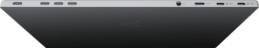 L'&eacute;cran pliant Asus ZenScreen Fold OLED MQ17QH est &eacute;quip&eacute; de ports mini-HDMI et USB-C.