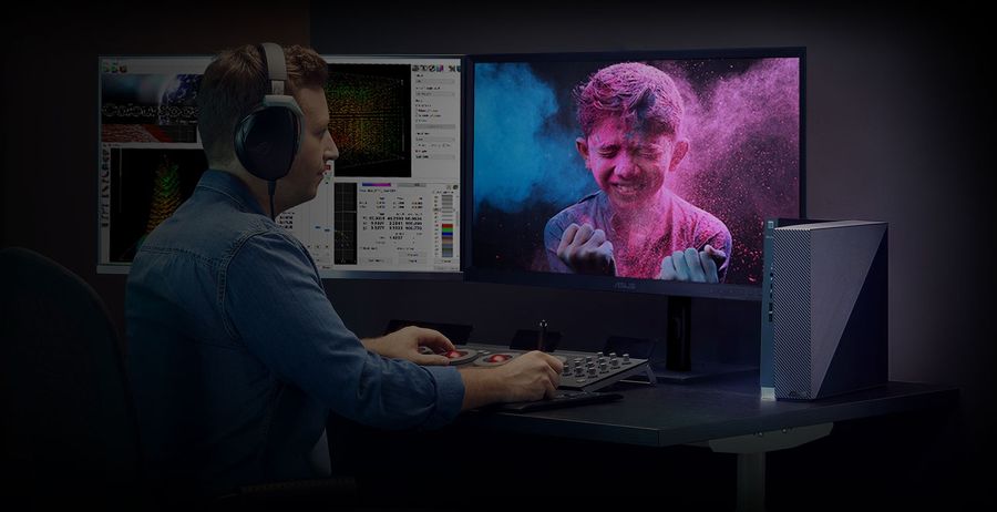 La dalle OLED du moniteur pro Asus ProArt Display OLED PA27DCE-K permet d'obtenir des images très contrastées.