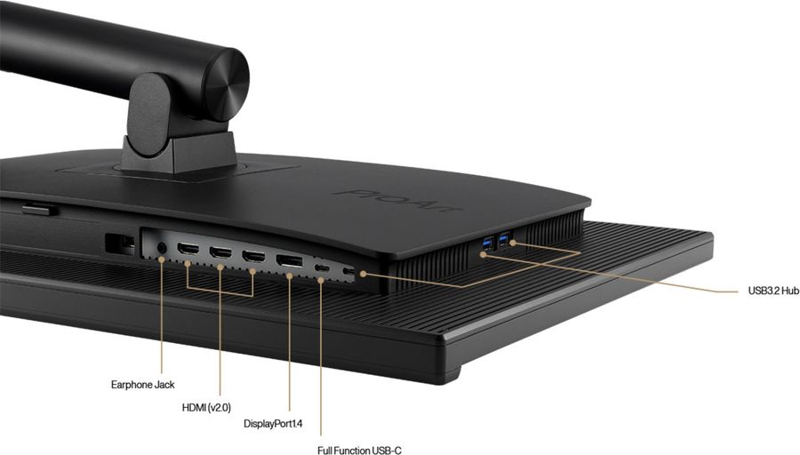 Avec ses trois ports HDMI 2.0, son DisplayPort et son USB-C, l'écran pro Asus ProArt Display OLED PA27DCE-K permet d'y connecter de nombreuses sources.