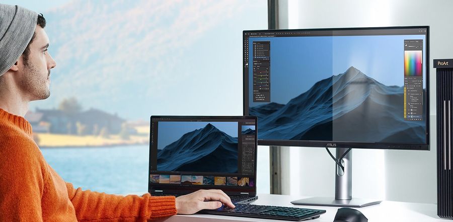 L'écran 5K Asus ProArt Display PA27JCV est idéal pour les créateurs de contenu.