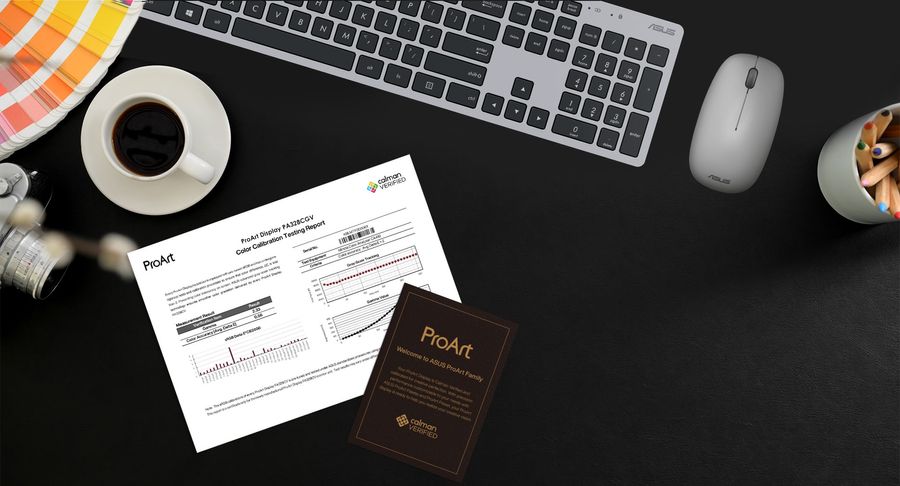 Le moniteur professionnel Asus ProArt Display PA328CGV est certifié par Calman.