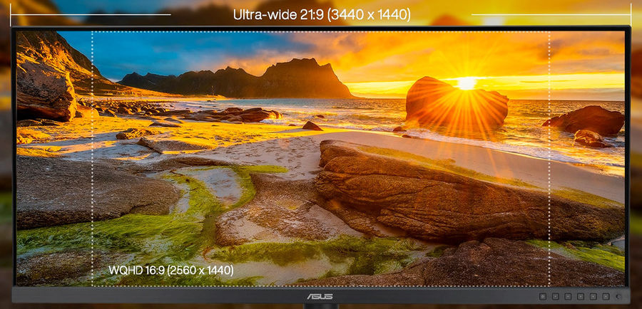 Asus ProArt PA348CGV : dalle QHD ultra-large (3440 x 1440)
