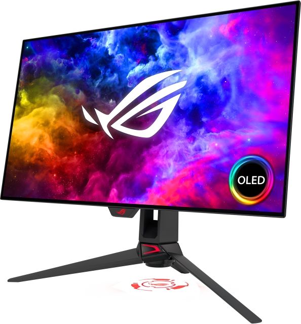 Avec sa dalle OLED, le moniteur 2K Asus ROG Swift OLED PG27AQDM offre des images contrastées et lumineuses. Le moniteur 2K Asus ROG Swift OLED PG27AQDM dispose d'une dalle OLED.