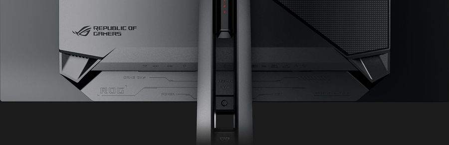 Le moniteur de jeu UHD 4K Asus ROG Swift OLED PG32UCDM offre deux ports HDMI et un DisplayPort.