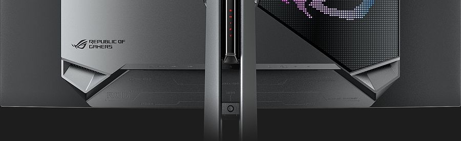 L'écran gamer Asus ROG Swift OLED PG39WCDM dispose de deux ports HDMI 2.1 et d'un DisplayPort 1.4.