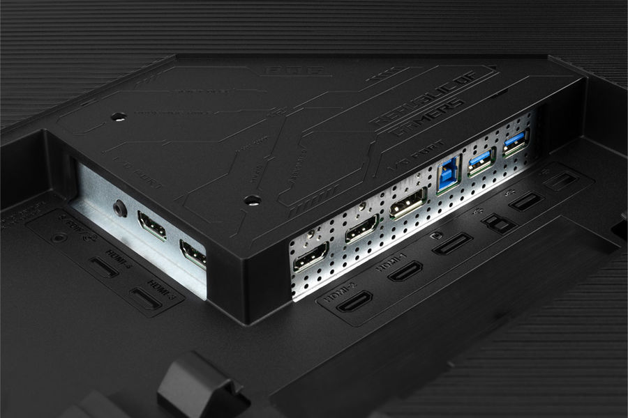 Asus PG42UQ : connectique