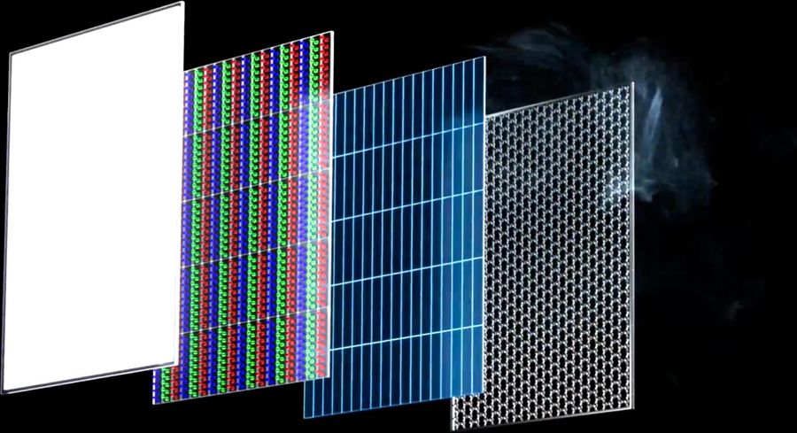 Afin d'optimiser la dissipation thermique, l'écran gamer ultra large Asus ROG Swift OLED PG49WCD intègre une feuille de graphène. L'écran gamer ultra large Asus ROG Swift OLED PG49WCD intègre une feuille de graphène qui optimise la dissipation thermique.