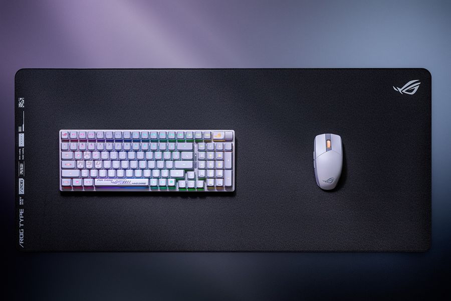 Clavier Asus ROG Strix Scope II 96 RX Wireless blanc avec &eacute;clairage RGB multicolore