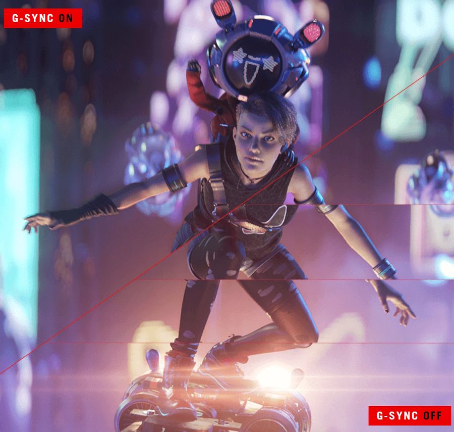 Avec la prise en charge du Nvidia G-Sync Compatible et de l'AMD FreeSync Premium Pro, l'écran gamer 2K Asus ROG Strix OLED XG27AQDMG élimine le flou de mouvement et les déchirements de l'image. L'écran gamer 2K Asus ROG Strix OLED XG27AQDMG prend en charge l'AMD FreeSync Premium Pro et le Nvidia G-Sync Compatible.