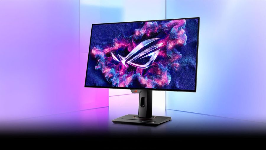 Moniteur gaming Asus ROG Strix avec dalle QD-OLED de 26,5 pouces.