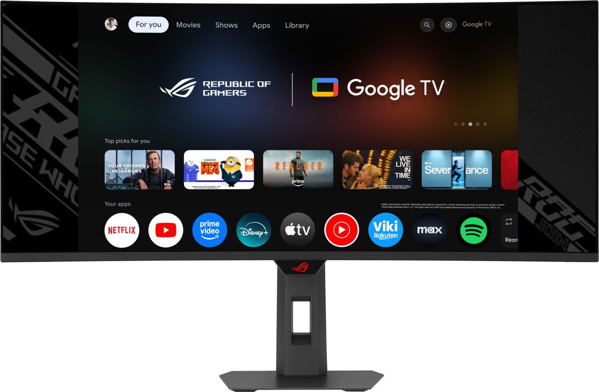 Ecran PC Asus ROG 34"" QD-OLED WQHD/240Hz/GoogleTV/Wifi/HP/USB-C