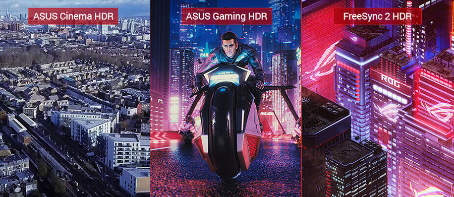 ASUS ROG XG438QR - Ecran PC gaming 43 4K - Dalle VA - 16:9 - 120Hz - 3840  x 2160 - 600cd/m² - Display Port, 3x HDMI et 2x USB 3.0 