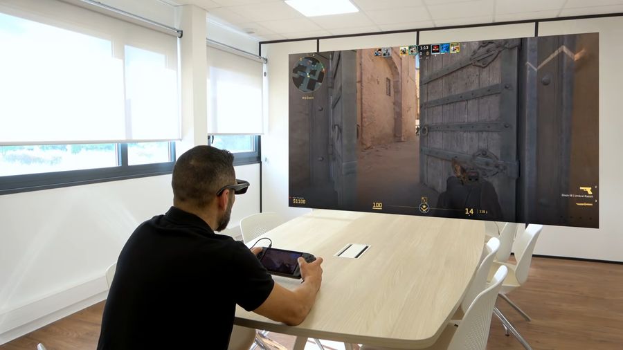 Connexion USB-C des lunettes Asus ROG XREAL R1 pour la vid&eacute;o et l'alimentation