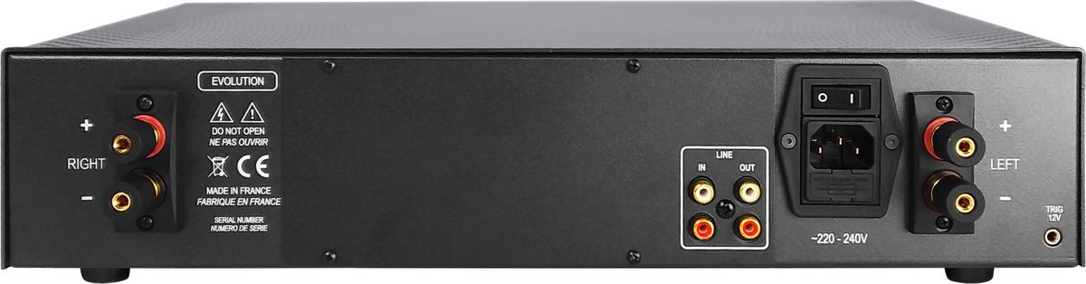 Connectique de l'ampli Atoll AM200 Evolution