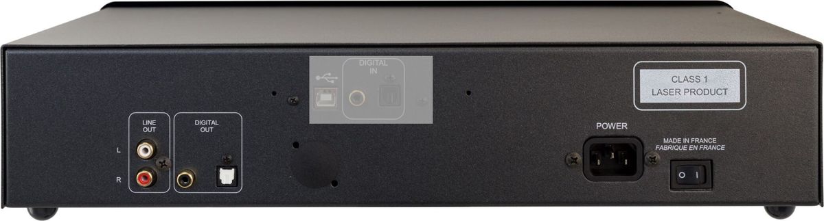 Connectique du lecteur CD Atoll CD100 Evolution