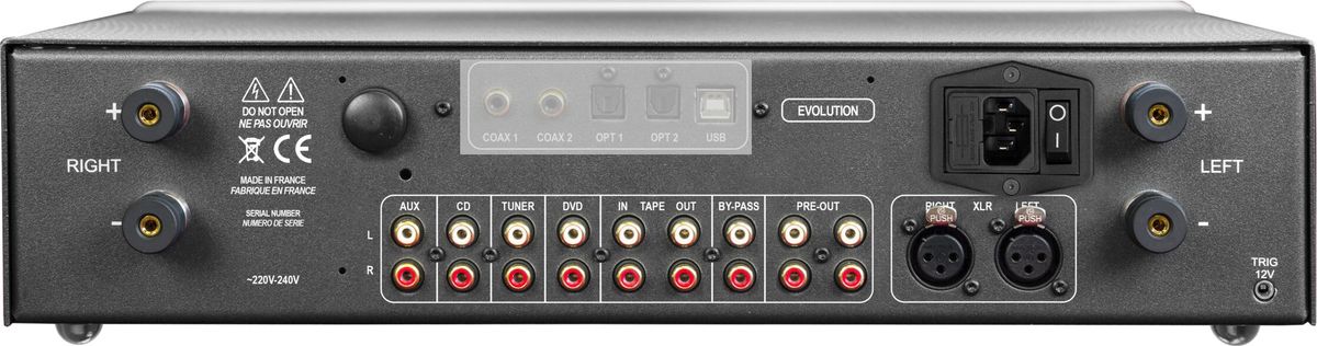 Connectique de l'ampli Atoll IN300 Evolution 