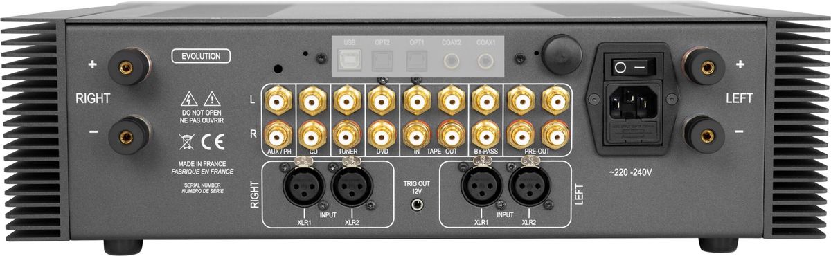 Connectique de l'ampli Atoll IN400 Evolution