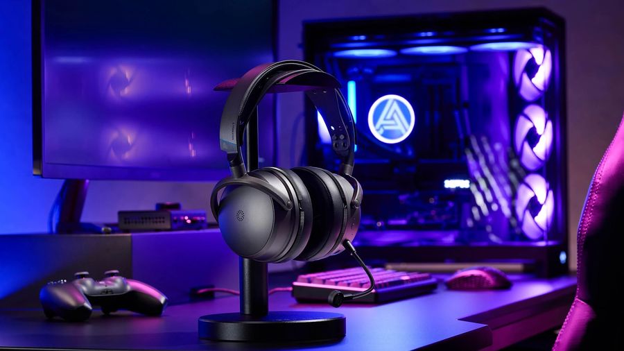 Autonomie jusqu&rsquo;&agrave; 80 heures du casque gaming sans fil Audeze Maxwell 2 avec charge rapide USB-C.