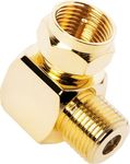 Audioquest adaptateur d'antenne coudé 90° mâle / femelle