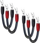Audioquest ThunderBird Jumper 507 fourche Silver (lot de 4)
